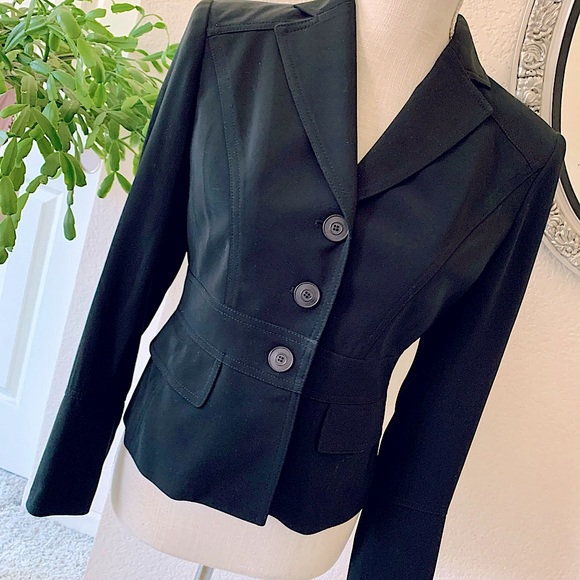 🖤 Jones NY black button up blazer - 2P - Picture 3 of 11